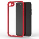 Transparent Acrylic + TPU Airbag Shockproof Case For iPhone SE 2020 & 8 & 7 (Red) - 1