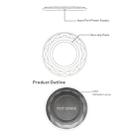 DC5V Input Diamond Qi Standard Fast Charging Wireless Charger, Cable Length: 1m(Black) - 7