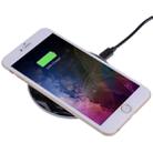 DC5V Input Diamond Qi Standard Fast Charging Wireless Charger, Cable Length: 1m(Black) - 8