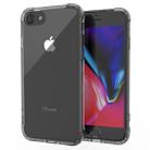 Transparent TPU Airbag Shockproof Case For iPhone SE 2020 & 8 & 7 (Black) - 1