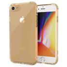 Transparent TPU Airbag Shockproof Case For iPhone SE 2020 & 8 & 7 (Gold) - 1