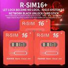 R-SIM 16+ Turns Locked Into Unlocked iOS15 System Universal 5G Unlocking Card - 2