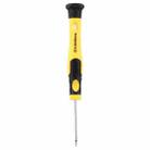 JIAFA JF-611-Y Tri-point 0.6 Repair Screwdriver for iPhone 7 & 7 Plus & Apple Watch(Yellow) - 2