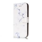 For iPhone SE 2020 & 8 & 7 White Marble Pattern Horizontal Flip Leather Case with Holder & Card Slots & Wallet - 2