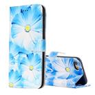 For iPhone SE 2020 & 8 & 7 Orchid Pattern Horizontal Flip Leather Case with Holder & Card Slots & Wallet - 1