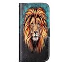 For iPhone SE 2020 & 8 & 7 Embossed Lion Pattern Elephant Pattern Horizontal Flip Leather Case with Holder & Card Slots & Wallet & Photo Frame - 2