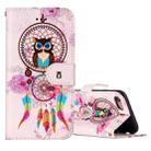For iPhone SE 2020 & 8 & 7 Colorful Dream Catcher Owl Pattern Horizontal Flip Leather Case with Holder & Card Slots & Wallet & Photo Frame - 1
