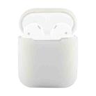 Portable Wireless Bluetooth Earphone Silicone Protective Box Anti-lost Dropproof Storage Bag for Apple AirPods 1/2(Earphone is not Included)(Transparent) - 1