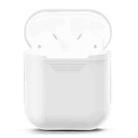 Portable Wireless Bluetooth Earphone Silicone Protective Box Anti-lost Dropproof Storage Bag for Apple AirPods 1/2(Earphone is not Included)(White) - 1