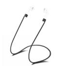 Wireless Bluetooth Earphone Anti-lost Strap Silicone Unisex Headphones Anti-lost Line for Apple AirPods 1/2, Cable Length: 60cm(Black) - 1