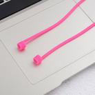 Wireless Bluetooth Earphone Anti-lost Strap Silicone Unisex Headphones Anti-lost Line for Apple AirPods 1/2, Cable Length: 60cm(Magenta) - 6