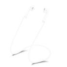 Wireless Bluetooth Earphone Anti-lost Strap Silicone Unisex Headphones Anti-lost Line for Apple AirPods 1/2, Cable Length: 60cm(White) - 1