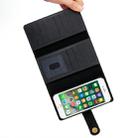 DG.MING For iPhone SE 2020 & 8 & 7 Triple Fold Crazy Horse Texture Horizontal Flip Magnetic Protective Case with Holder & Card Slots & Wallet(Black) - 3
