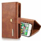 DG.MING For iPhone SE 2020 & 8 & 7 Triple Fold Crazy Horse Texture Horizontal Flip Magnetic Protective Case with Holder & Card Slots & Wallet (Brown) - 1