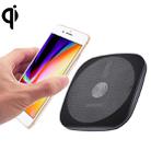 5V 1A Universal Square Qi Standard Fast Wireless Charger with Indicator Light(Black) - 1