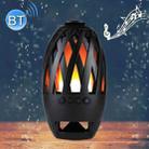 BTS-596 3W Bluetooth V4.2 Micro USB Charging Portable Smart LED Flame Atmosphere Bluetooth Speaker Support Micro SD (TF) Card, Effective Bluetooth Distance: 10m - 2