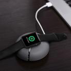 For Apple Watch Original Creative Silicone Desk Charging Holder Storage Charging Seat (Apple Watch is not Included)(Grey) - 1
