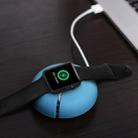 For Apple Watch Original Creative Silicone Desk Charging Holder Storage Charging Seat (Apple Watch is not Included)(Blue) - 1
