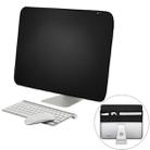 For 21 inch Apple iMac Portable Dustproof Cover Desktop Apple Computer LCD Monitor Cover with Pocket, Size: 54.5x38.1cm(Black) - 1