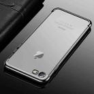 CAFELE For iPhone SE 2020 & 8 & 7 Color Electroplating TPU Soft Protective Back Cover Case(Silver) - 1