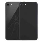 Back Cover with Adhesive for iPhone 8 (Black) - 1
