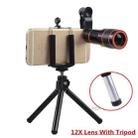 APEXEL HS12XDG3 Universal 12X Telephoto+198 Degrees Fisheye+15X Macro Lens+0.63X Wide-angle with Tripod Mount & Clip, For iPhone, Galaxy, Huawei, Xiaomi, LG, HTC and Other Smart Phones - 9