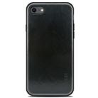 MOFI For iPhone SE 2020 & 8 & 7 Shockproof PU Paste PC Protective Back Case(Black) - 1