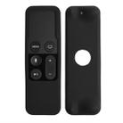 For Apple TV 4th Siri Remote Controller Shockproof Silicone Protective Case Pouch(Black) - 1