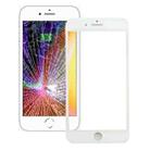 Front Screen Outer Glass Lens with Front LCD Screen Bezel Frame & OCA Optically Clear Adhesive for iPhone 8(White) - 1