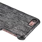 For iPhone SE 2020 & 8 & 7 PC Twinkle Stripes Pattern Protective Back Cover Case (Black) - 1