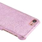 For iPhone SE 2020 & 8 & 7 PC Twinkle Stripes Pattern Protective Back Cover Case (Rose Gold) - 1