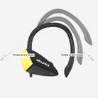 awei A888BL Outdoor Sports IPX4 Waterproof Anti-sweat Fashion After Hanging Design Stereo Bluetooth Earphone, For iPhone, Galaxy, Xiaomi, Huawei, HTC, Sony and Other Smartphones(Yellow) - 5