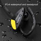 awei A888BL Outdoor Sports IPX4 Waterproof Anti-sweat Fashion After Hanging Design Stereo Bluetooth Earphone, For iPhone, Galaxy, Xiaomi, Huawei, HTC, Sony and Other Smartphones(Yellow) - 6
