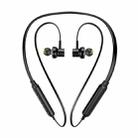 awei G20BL Outdoor Sports Fashion Neck Hanging Design Stereo Bass Bluetooth Earphone, For iPhone, Galaxy, Xiaomi, Huawei, HTC, Sony and Other Smartphones(Black) - 2