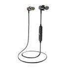 awei X660BL Outdoor Sports IPX4 Waterproof Anti-sweat Magnetic Fashion Stereo Bluetooth Earphone, For iPhone, Galaxy, Xiaomi, Huawei, HTC, Sony and Other Smartphones (Black) - 2