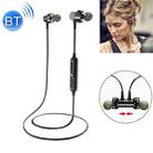 awei X660BL Outdoor Sports IPX4 Waterproof Anti-sweat Magnetic Fashion Stereo Bluetooth Earphone, For iPhone, Galaxy, Xiaomi, Huawei, HTC, Sony and Other Smartphones (Grey) - 1