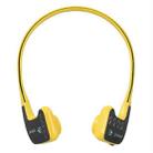 Bone Conduction Headphone Swimming Teaching Bluetooth Headphone(Yellow) - 1