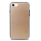 MOFI For iPhone SE 2020 & 8 & 7 Anti-slip Full Coverage PC + TPU + Cloth Protective Case (Gold) - 1