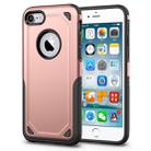 For iPhone 8 & iPhone 7 Shockproof Rugged Armor Protective Case(Rose Gold) - 1