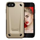 Ultra-thin TPU+PC Mechanic Shockproof Protective Case For iPhone SE 2020 & 8 & 7 (Gold) - 1