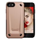 Ultra-thin TPU+PC Mechanic Shockproof Protective Case For iPhone SE 2020 & 8 & 7 (Rose Gold) - 1