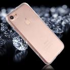 For iPhone SE 2020 & 8 & 7 Diamond Border TPU Transparent Protective Back Cover Case (Transparent) - 1