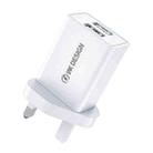 WK WP-U119 10W Dual USB Ports Travel Charger Power Adapter, UK Plug - 1