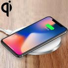 GY-68 Ultra-Thin Aluminum Alloy Wireless Fast Charging Qi Charger Pad(Silver) - 1