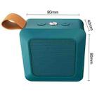 SARDiNE A12 Outdoor Wireless Bluetooth Speaker with Microphone, Support Hands-free Answering Phone & FM radio & TF card(Green) - 2