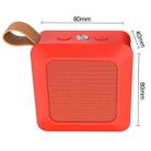 SARDiNE A12 Outdoor Wireless Bluetooth Speaker with Microphone, Support Hands-free Answering Phone & FM radio & TF card(Red) - 2