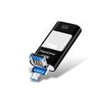 16GB USB 3.0 + 8 Pin + Mirco USB Android iPhone Computer Dual-use Metal Flash Drive(Black) - 1