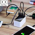 CDA30 20W 3 USB Ports + USB-C / Type-C Ports Multi-function Charger with LED Display, EU Plug - 1