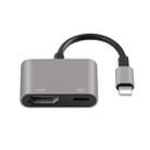 7565S 8 Pin to HDMI HDTV Projector Video Adapter Cable for iPad(Grey) - 1