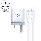 TOTUDESIGN CACQ-05 Minimal Series PD 18W Travel Charger Kit, UK Plug - 1